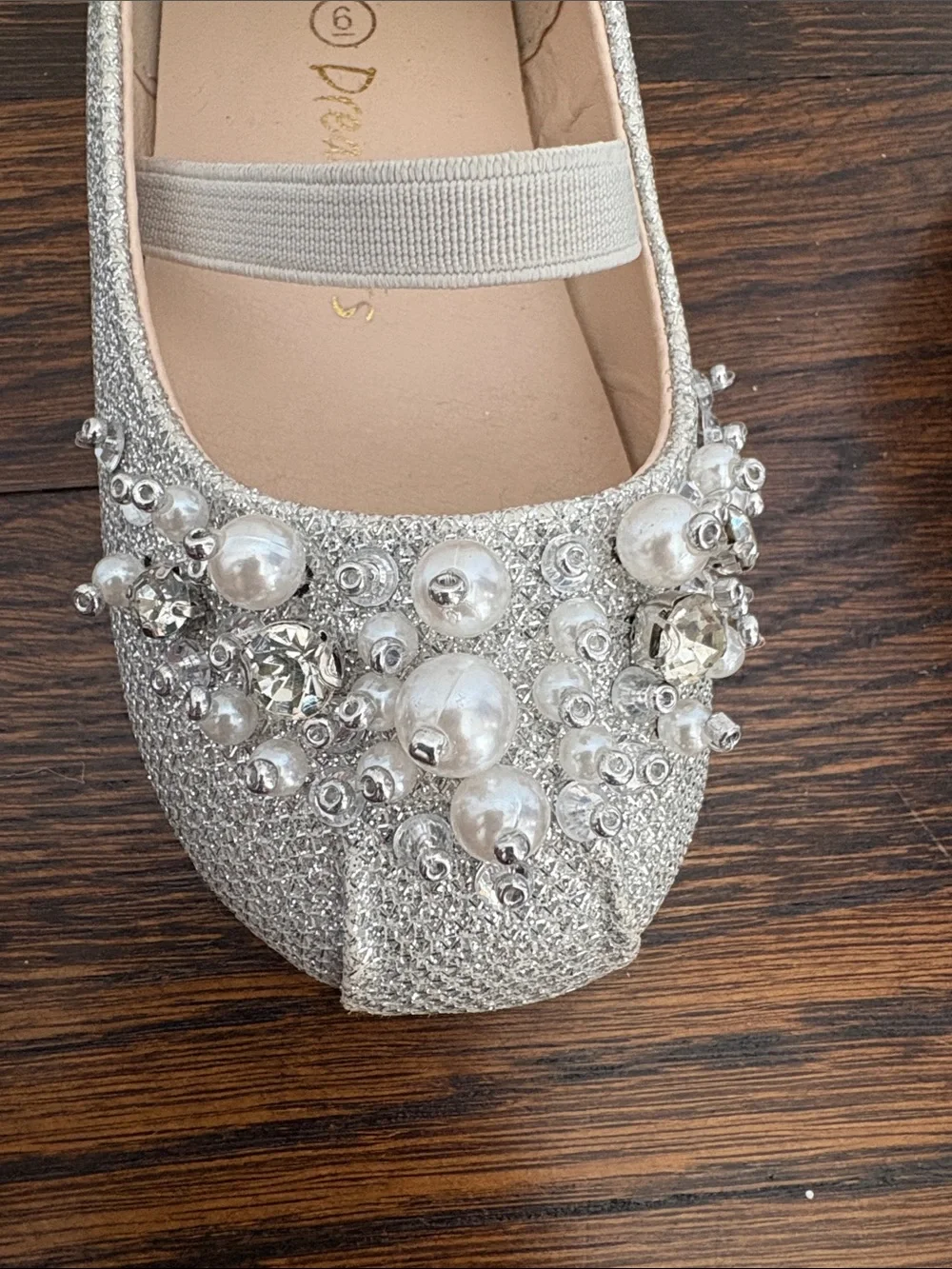 Dream Pairs Girls' Glitter Mary Jane size 6M